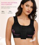 Comfortable Front Closure Bra for Mastectomy Support