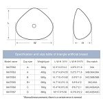 Silicone Breast Forms for Mastectomy, 1 Pair
