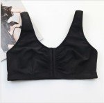 Front Closure Cotton Mastectomy Bra with Pocket