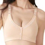 Sibrawom Women's Mastectomy Bra with Pockets