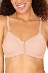 Amoena Women's Mara Front Closure Mastectomy Bra - Rose Nude 38C