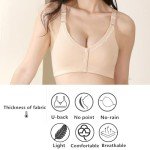 Sibrawom Women's Mastectomy Bra with Pockets