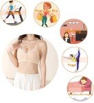 Sibrawom Women's Mastectomy Bra with Pockets