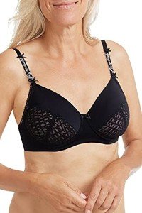 Amoena Women's Pocketed Underwire Mastectomy Bra 44C