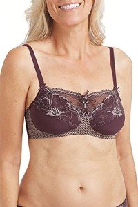 Amoena Women's Wire-Free Mastectomy Bra in Chocolate