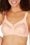 Amoena Women's Nancy Pocketed Mastectomy Bra - Rose Nude