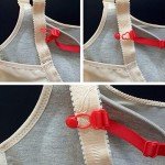 6-Pack Adjustable Non-Slip Bra Strap Clips