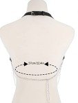 Punk Leather Body Chain Harness for Women