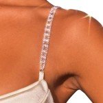 Rhinestone Shoulder Straps for Festivals and Weddings