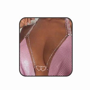 Sparkly Jerany Waist Body Chain Necklace for Women