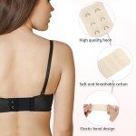 24 Pack Bra Extenders & Strap Clips - Plus Size