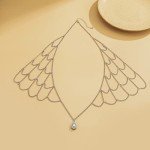 Layered Shoulder Chain Necklace for Women & Girls