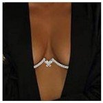 Rhinestone Butterfly Body Chain for Women