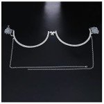 Rhinestone Butterfly Body Chain for Women