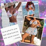 Sequin Body Chain Bra and Skirt Set for Parties