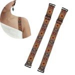 Boho Bra Straps Set - 3 Pairs for Women