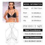 Sparkly Rhinestone Body Chain for Summer Fun