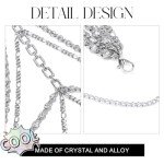 Sparkly Rhinestone Body Chain for Summer Fun