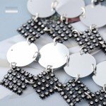 Sparkly Sequin Body Chain Bra for Parties