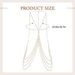 Nicute Gold Pearl Layered Body Chain Jewelry