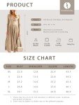 Saodimallsu Womens Long Sleeve Midi Sweater Dress Wrap V Neck Pleated A Line Fit Flare Elegant Knit Maxi Dress, Khaki, Medium