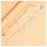 Rhinestone Leaf Shoulder Strap Jewelry for Women