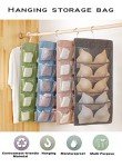 2-Pack Dual-Sided Closet Organizer with 20 Pockets