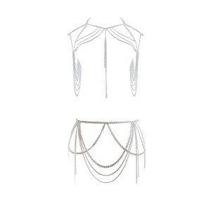 Layered Body Chain Necklace Set for Women