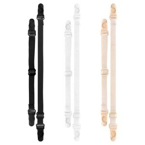 Adjustable 6-Pack Invisible Bra Strap Holders