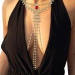 Rhinestone Nipple Chain with Crystal Tassels