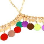 Rainbow Mirror Sequin Body Chain for Women