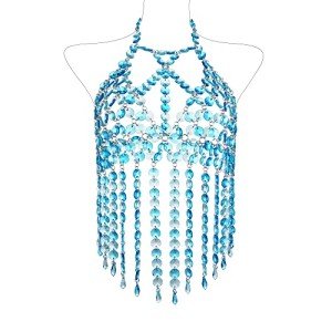 Crystal Body Chain Bra for Women’s Fashion