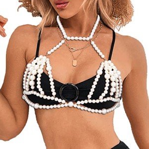 Layered Pearl Body Chain for Women’s Fashion