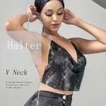 Boho Sequins Body Chain Top for Women