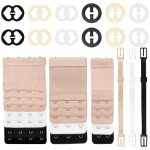 24PCS Adjustable Anti-Slip Bra Strap Clips Set