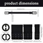 24PCS Adjustable Anti-Slip Bra Strap Clips Set