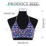 Sparkly Rhinestone Bra Chain Halter Body Accessory