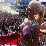 Rhinestone Body Chain Bra Top for Parties