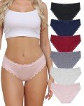 Soft Lace Cotton Bikini Underwear for Women