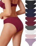 Levao 10 Pack Women's No-Show Cheeky Underwear