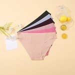 FINETOO Women's Seamless No-Show Underwear - M