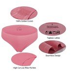 FINETOO Women's Seamless Hipster Briefs Multipack