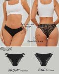 Cheeky Lace Cotton Bikini Panties for Women