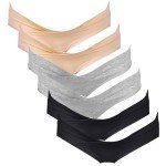 Cotton Maternity Bump Bikini Panties - 6 Pack