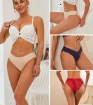 FINETOO 6-Pack Women's Lace Hipster Underwear