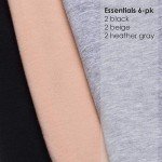 Cotton Maternity Bump Bikini Panties - 6 Pack