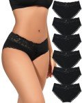 Aijolen Women's Lace Bikini Cotton Panties Multipack