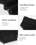 Aijolen Women's Lace Bikini Cotton Panties Multipack