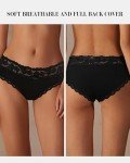 Aijolen Women's Lace Bikini Cotton Panties Multipack