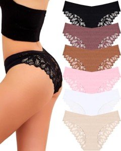 Under the Sea Women's Lace Hipster Panty 6-Pack